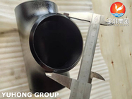 ASTM A234 WPB Karbon Çelik 90 Derece Dirsek Alın Kaynaklı Boru Montaj Siyah Boyalı