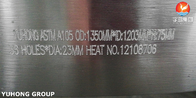 ASTM A105 Karbon Çelik Slip On Düz Yüz Dövme Siyah Boyalı Flanş