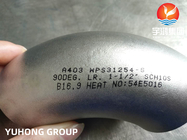 ASTM A403 WP31254-S Dubleks Paslanmaz Çelik Bağlantı Parçaları Alın Kaynaklı B16.9