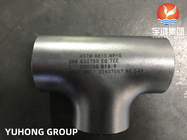 ASTM A815 WP-S S32750 Çifte Çelik Boru Bileşenleri Tee Yağı Gazını Azaltır