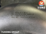 Süper Dubleks Çelik Boru Ek Parçaları Dirsek ASTM A815 WP-S32750 Petrokimya otomobili