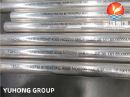 ASTM B163 UNS N02200 Nikel alaşımlı çelik ısıtma değiştiricisi için dikişsiz boru