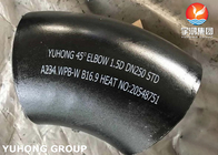 Karbon Çelik Dövme Çelik Ek Parçaları ASTM A234 WPB-S LR 45/90 Derece Viraj