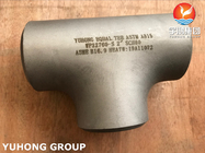 ASTM A815 WP32760-S Super Duplex Steel Equal Tee Butt Weld Fittings For Desalination (Denizden Arındırma için)