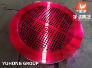 ASTM A182 F304, 304L, SUS304 Sıcaklık Değiştiricisi için Paslanmaz Çelik boru levhası
