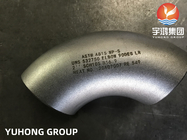 B16.9 boru montajı ASTM A815 UNS S32750 Süper Dupleks Çelik dirseği 90 derece