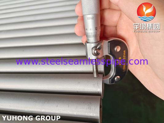 Ferritik Paslanmaz Çelik Dikişsiz Boru ASTM A268 TP410 Isı Değiştiricisi