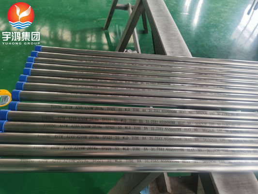 ASTM A249 ASME SA249 TP321 Paslanmaz Çelik Kaynaklı Boru