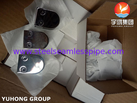 Aksesuarlar Herrajes Pasamanos Barandas de asero inoxidable Superficie espejo 600Grits Abrazadera Soporte Caja Madera