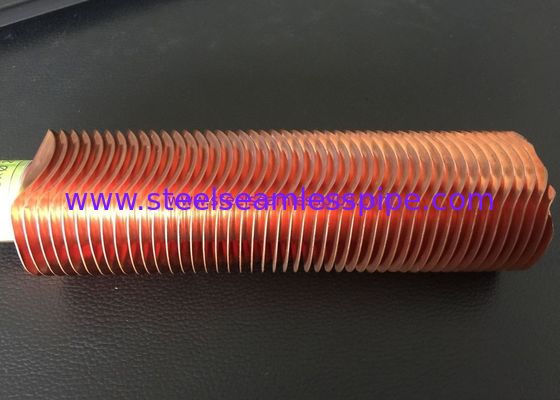 25.4MM 1 "Kanatlı Bakır Boru CuNi 90/10 Şekil Tip UNS12200 / UNS14200