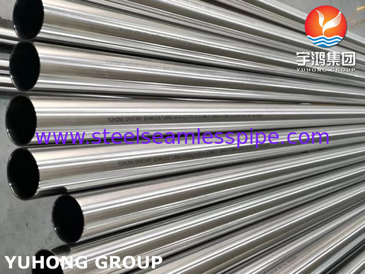 Paslanmaz Çelik Dikişsiz Sıhhi Boru ASTM A270 TP316L 320 Grit Dışı Cilalı