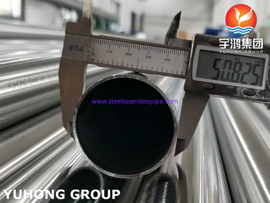 ASTM A270 Sanitar Tüp Paslanmaz Çelik TP316L Besin Endüstrisi İçin Dikişsiz Tüp