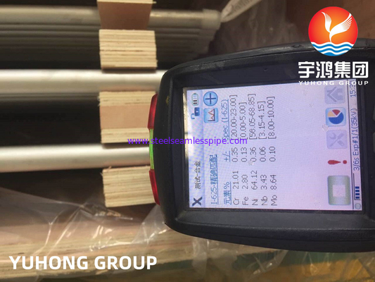 ASME SB444 Inconel 625 / UNS N06625 Nikel Alaşımlı Çelik U Bend Dikişsiz Tüp