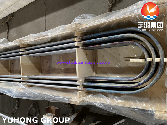 ASME SA789 SAF 2205 / UNS S32205 Çift Çelik Isı Değiştiricisi U Bend Tube