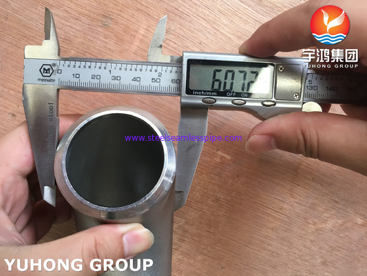 ASTM B366 WP904L Dirseği 90 derece Paslanmaz Çelik Buttweld Fitting ASME B16.9