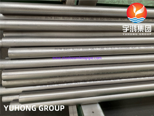 ASTM B407/ ASME SB407 Incoloy 800H (Din 1.4958)UNS N08810 Nikel Alaşımlı Boru