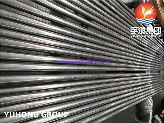 ASME SB163 UNS N04400 / Monel 400 Isı Değiştiricisi için Dikişsiz Nikel Alaşımlı Tüp
