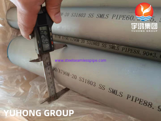 Süper Dubleks Paslanmaz Çelik Boru ASTM A928 / ASTM A790 UNS S32750 ( 2507)