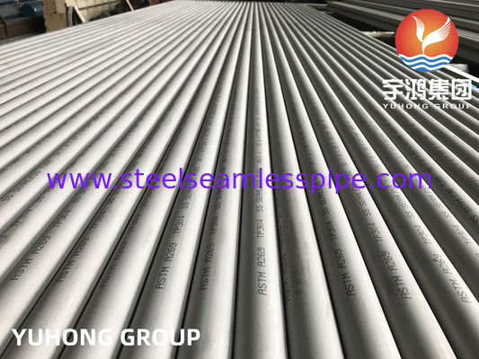 Isıl eşanjörler için PMI Testli ASTM A269 TP304 Paslanmaz Çelik Dikişsiz Boru, Asitlenmiş Tavlanmış