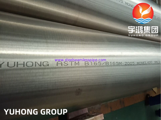ASTM B165 Monel 400 N04400 Deniz suyu için dikişsiz nikel alaşım borusu