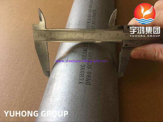 ASTM B165 Monel 400 N04400 Deniz suyu için dikişsiz nikel alaşım borusu