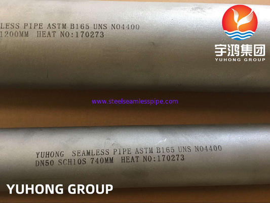 ASTM B165 Monel 400 N04400 Deniz suyu için dikişsiz nikel alaşım borusu
