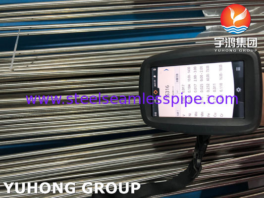 ASTM A270 TP316L Süt ve gıda endüstrileri için sanitasyon paslanmaz çelik dikişsiz boru U Bend