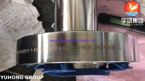 Incoloy Steel Astm B564 N08811 CL900 Uzun Kaynak Boyunlu Flanş