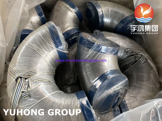 A403 WP321H dirseği 90/180 derece, Paslanmaz Çelik Butt Seld Fitting B16.9