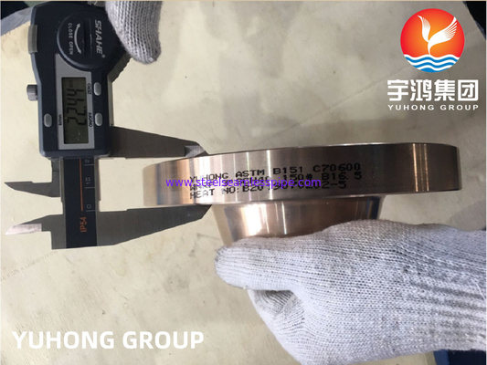 ASTM B151 C70600 2.0872 Cu-Ni Alaşımı Kalıplı Weldneck Flange RF B16.5