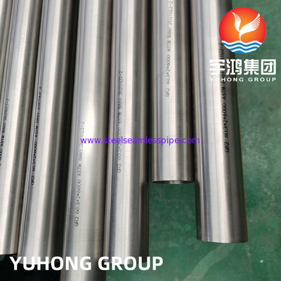 ASTM B861 GR2 (R50400, 3.7035) Titanyum alaşımlı yalın boru