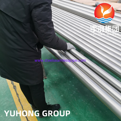 ASTM B861 GR2 (R50400, 3.7035) Titanyum alaşımlı yalın boru