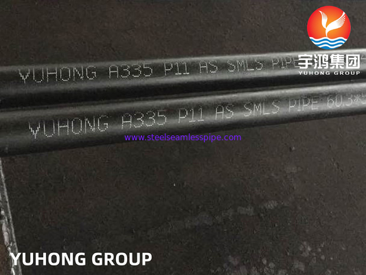 ASTM A335 P11 Alaşımlı çelik dikişsiz boru aşırı ısıtıcı ekonomizer uygulaması