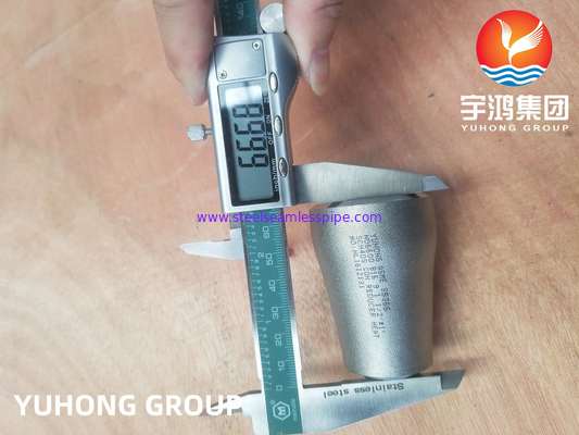 Buttweld ASME SB366 N06600 2.4816 Inconel 600 Konsantrik Redüksiyon
