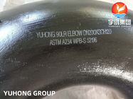 ASTM A234 WPB Karbon çelik dikişsiz armatürler dirseğe dayanıklı dirseği siyah yağ yüzeyi