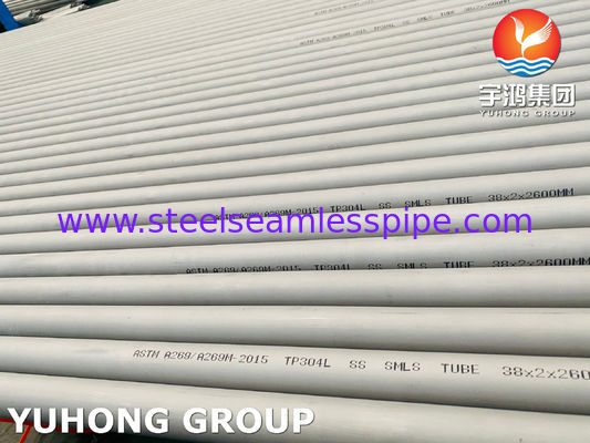 Genel korozyona dayanıklı hizmet için kullanılan Austenitik Paslanmaz Çelik Tüp ASTM A269 TP304L