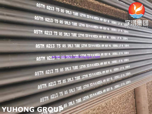ASTM A213 T5 K41545 Isı Değiştiricisi için Alaşımlı Çelik Dikişsiz Tüp