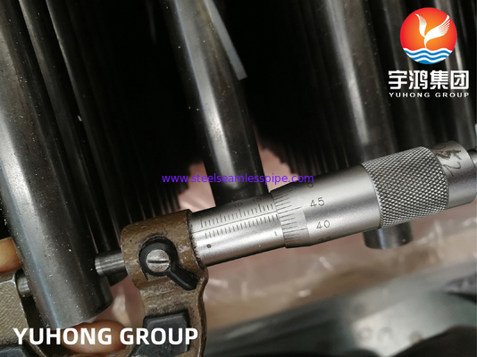 ASTM A213 / ASME SA213 T9 U Bend Tüp Alaşımlı Çelik Sakinsiz Isı Eşanjörü Tüpü