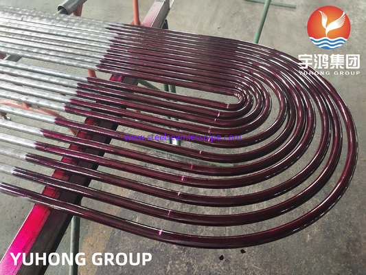 Dikişsiz tüp U Bend Tube TP304/304L TP316L TP310S TP316Ti TP321/321H TP347 TP317 Isı Değiştiricisi Uygulamaları