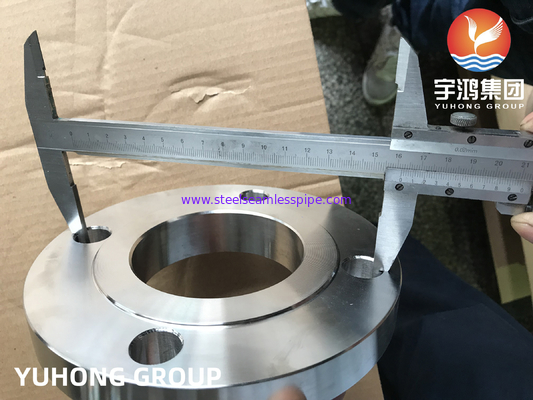 ASME A182 F304/f304L/F316 / F316L Brida de Acero Paslanmaz Kayma Flanş Üzerinde Kayma Boynuz Flanş RF FF