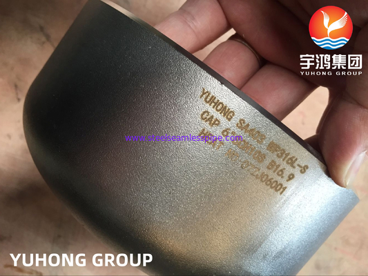 Kapak Alın Kaynaklı Bağlantı Parçaları B16.9 ASTM A403 WP316L-S Petrol Gazı Eşanjörü