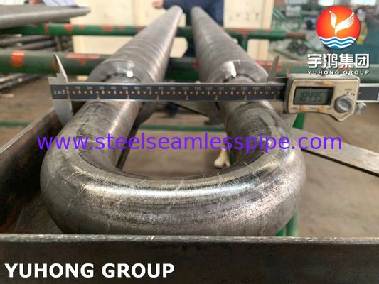 Ekonomizerlerde Kullanılan A106 Gr.B Borulu, Yüksek Frekans Kaynaklı Kanatlı, Karbon Çelik U Büküm Masif Kanatlı Boru