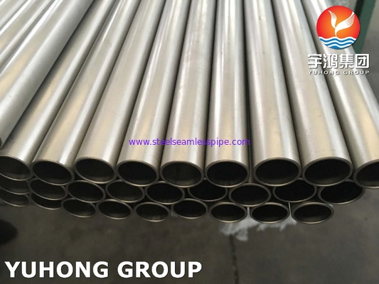ASTM B338 Gr7 Kondenser Eşanjör için Dikişsiz ve Kaynaklı Titanyum Alaşımlı Borular