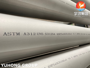 Paslanmaz Çelik Dikişsiz Boru ASTM A312 UNS S31254 Eşanjör Gıda İşleme