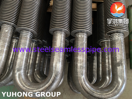 U Bend Fin Tube, ASTM A106 Gr. B Yüksek Frekanslı Isı Değiştiriciler için Kaynatılmış Fin Tube