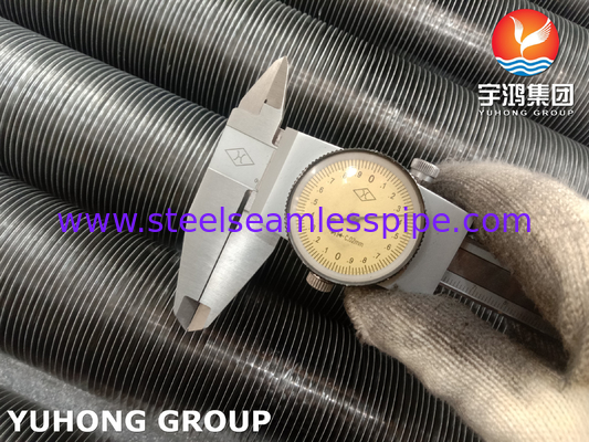 ASME SB163 UNS N04400 Alüminyum Pençelerle Nikel Alaşımlı G Tipi Pençelerli G Türlü gömülü boru