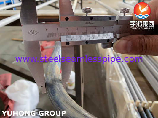 Çerezli Çelik SMLS U Bend Tube ASME SA789 UNS S32205 Isı Değiştiricisi için