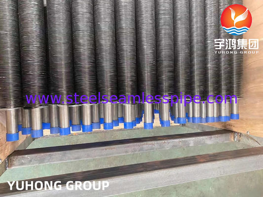 Ekstrüde Fin Tube Base Tube CS / SS / AS / Bakır / Alüminyum / Titanyum Tüpler Soğutma Isıtma Uygulaması