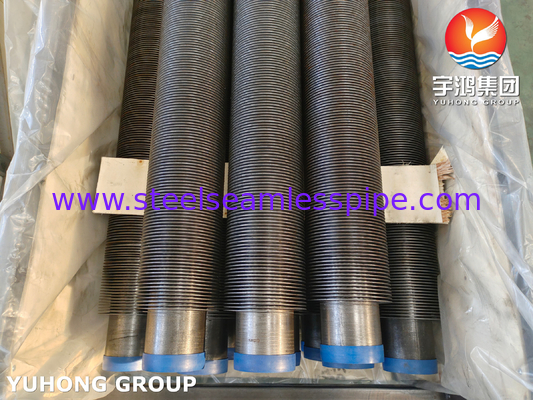 ASME SA106 GR.B Karbon Çelik Yüksek Frekanslı Kaynaklı / HFW Fin Tube Bolier için