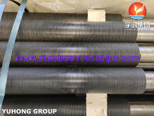 ASME SA106 GR.B Karbon Çelik Yüksek Frekanslı Kaynaklı / HFW Fin Tube Bolier için